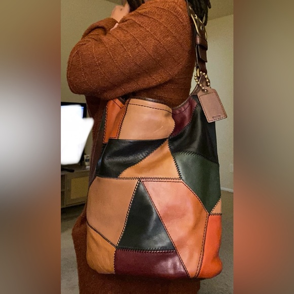 Coach 11465 - Bleeker Patchwork Large Duffle Sac - Picture 6 of 15